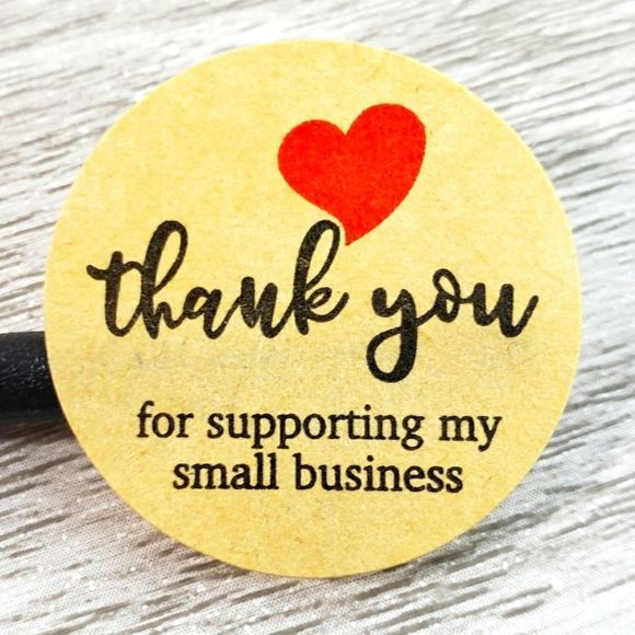 8/$20 100ct Thank You Stickers Round 1" Labels - Picture 1 of 1